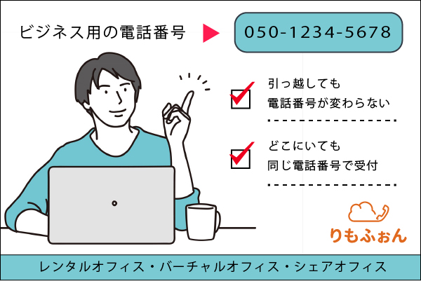 レンタルオフィスの電話